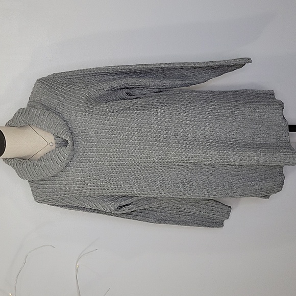 J Jill Gray Cowl Neck Sweater Dress SZ XL - Picture 1 of 11